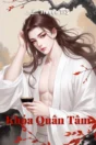 Bìa truyện Khóa Quân Tâm với hình ảnh hoàng hậu và hoàng thượng