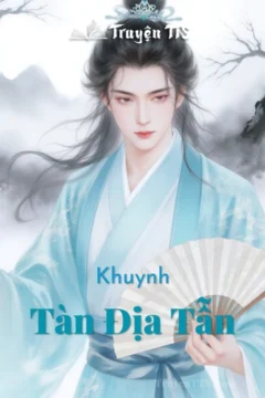 Bìa truyện Khuynh Tàn Địa Tẫn với hình ảnh nhân vật chính thể hiện sự cô độc và khao khát tình thân.