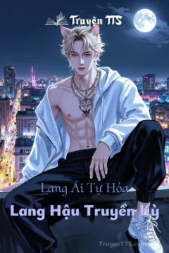 Bìa truyện Lang Hậu Truyền Kỳ với hình ảnh nhân vật chính và hai con sói.