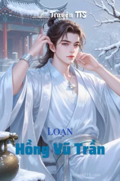Bìa truyện Hồng Vũ Trần với hình ảnh kỹ nam tài hoa và mưu đồ ẩn giấu.