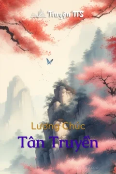 Bìa truyện Lương Chúc Tân Truyền với hình ảnh hai nam nhân trong trang phục cổ trang.