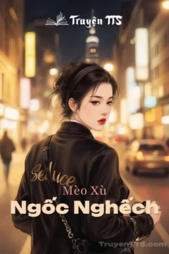 Bìa truyện Mèo Xù Ngốc Nghếch với hình ảnh nhân vật chính