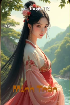 Bìa truyện Minh Thần, hình ảnh Ai Cập cổ đại huyền bí với nhân vật chính Hàn Hiểu và Anubis.