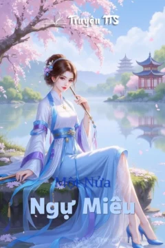 Bìa truyện Một Nửa Ngự Miêu với hình ảnh Triển Chiêu và cô gái xuyên không