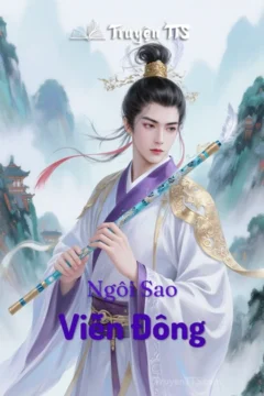 Bìa truyện Ngôi Sao Viễn Đông với hình ảnh hai nhân vật chính