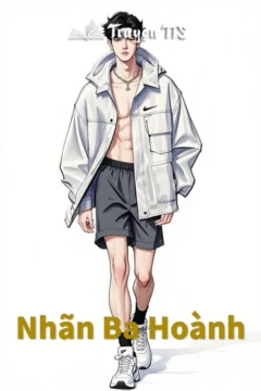 Bìa truyện Nhãn Ba Hoành với hình ảnh hai nhân vật nam với khí chất võ hiệp