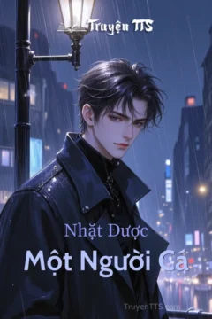 Bìa truyện Nhặt Được Một Người Cá với hình ảnh người và người cá bên nhau.