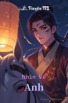 Bìa truyện Nhìn Về Phía Anh với hai nhân vật nam chính