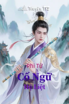 Bìa truyện Phi Tử Cố Ngữ Hệ Liệt với hình ảnh nhân vật chính và Vương gia.