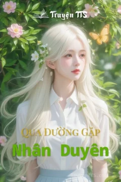 Bìa truyện "Qua Đường Gặp Nhân Duyên" với hình ảnh cặp đôi trẻ và cảnh sát giao thông.