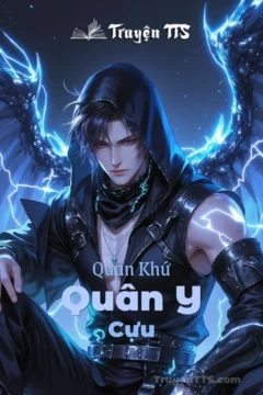 Bìa truyện Quân Y Cựu với hình ảnh vệt sáng bí ẩn và Triển Chiêu