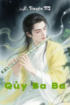 Bìa truyện Qủy Ba Ba với hình ảnh hai cha con