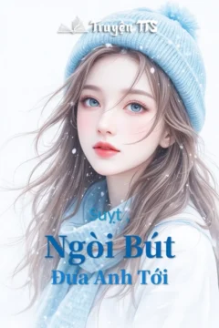 Bìa truyện Ngòi Bút Đưa Anh Tới với hình ảnh lãng mạn giữa hai nhân vật chính.