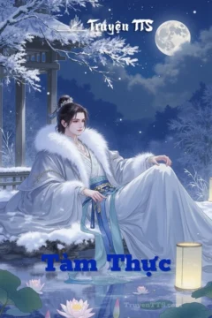 Bìa truyện Tằm Thực với hình ảnh bí ẩn, ám ảnh.