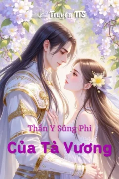 Bìa truyện Thần Y Sủng Phi Của Tà Vương với hình ảnh nhân vật chính Âu Dương Vũ và Dạ Trọng Hoa.
