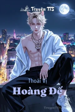 Bìa truyện Thoái Vị Hoàng Đế với hình ảnh hai nhân vật nam chính trong trang phục cổ trang.