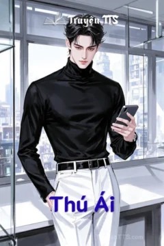 Bìa truyện Thú Ái với hình ảnh nhân vật trong không gian hắc ám.