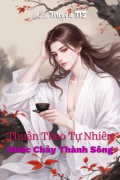 Bìa truyện Nước Chảy Thành Sông với hình ảnh hai nhân vật nam chính.