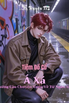 Bìa sách Tiệm Đồ Cổ Á Xá với hình ảnh các món đồ cổ.
