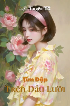 Bìa truyện Trên Đầu Lưỡi với hình ảnh cặp đôi thanh mai trúc mã.