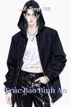 Bìa truyện Trúc Báo Bình An với phong cách cổ đại, ấm áp.