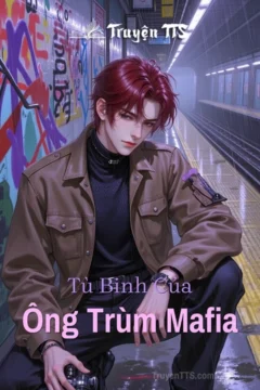 Bìa truyện Tù Binh Của Ông Trùm Mafia với hình ảnh hai nhân vật nam chính.