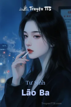 Bìa truyện Tư Sinh Lão Ba với hình ảnh nhân vật nữ chính và siêu sao Lam Tư.