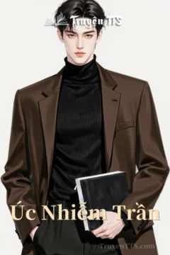 Bìa truyện Úc Nhiễm Trần với nhân vật chính trong trang phục cổ trang