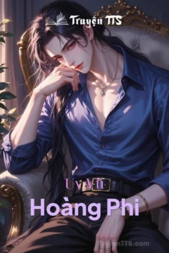 Bìa truyện Uy Vũ Hoàng Phi với hình ảnh nhân vật chính Vũ Kiếm Anh trong trang phục cung đình.