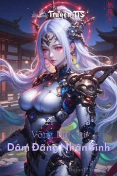 Bìa truyện Dâm Đãng Nhân Sinh với hình ảnh nhân vật trong thế giới game.